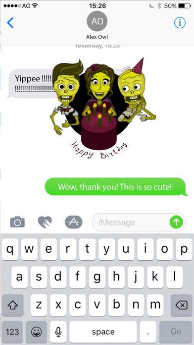 NiceZombies: Animated Stickers screenshot 2