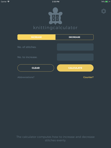 Knitting Calculator - náhled