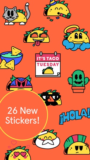 Taco Time Stickers(圖2)-速報App