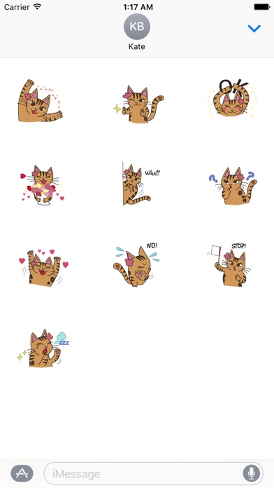 Adorable Bengal Cat Sticker screenshot 3