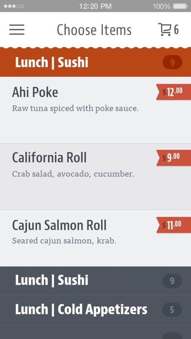 Camerons Seafood screenshot 3