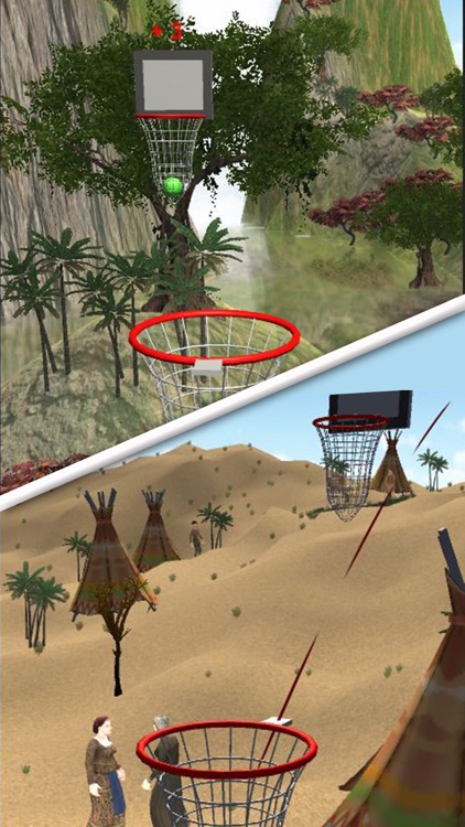 Jungle Ball Shot - Fling From Basket to Basket screenshot-4