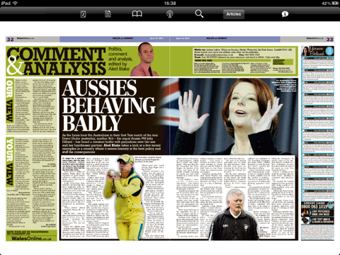 Wales on Sunday Newspaper screenshot 4