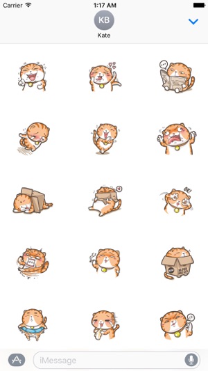 Lazy Fat Cat Stickers Pack(圖1)-速報App