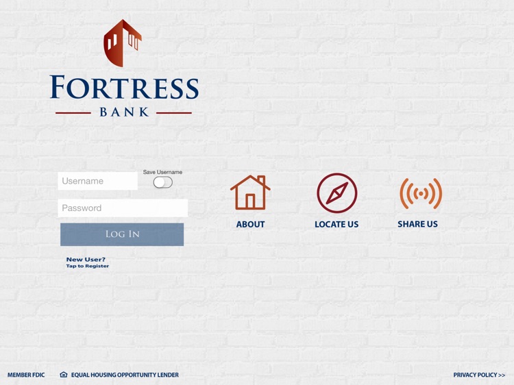Fortress Bank for iPad