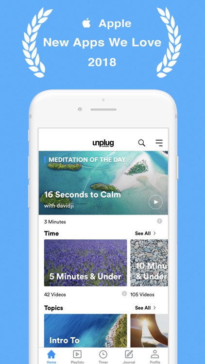 Unplug: Guided Meditation screenshot-0