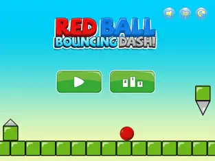 Screenshot 1 Red Ball Bounce Dash! Runner iphone