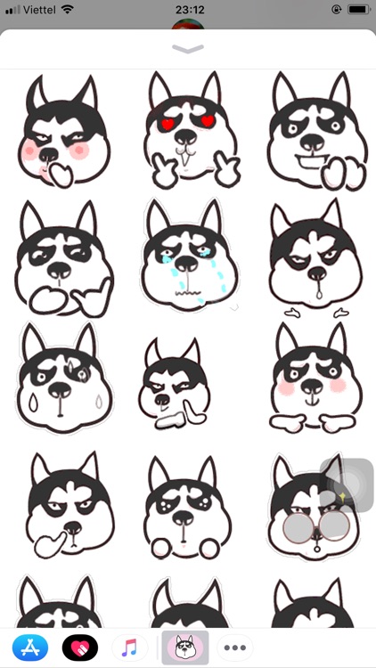 Shiba Emoji Animated Stickers