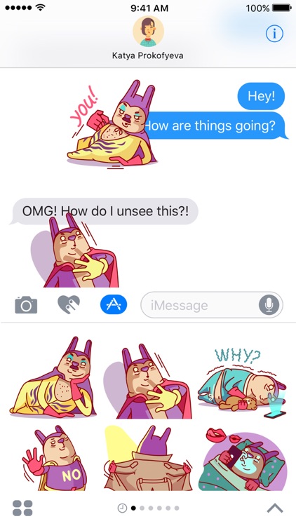 Robert the Rabbit – Stickers & Emoji screenshot-3