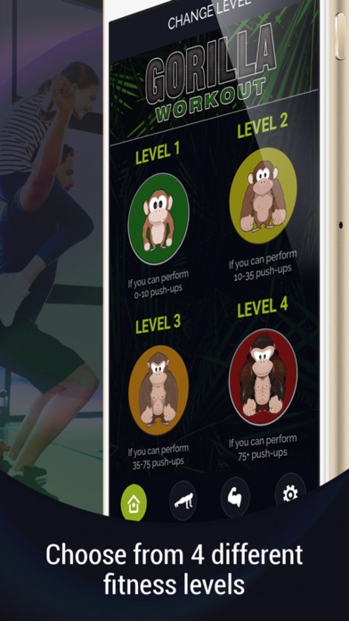 Gorilla Workout : Athletic Fitness Training on a Budget Screenshot 2