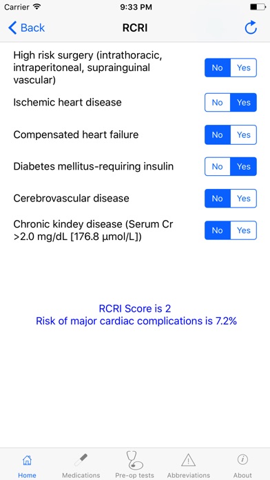 PreOp Cardiac Eval screenshot 3