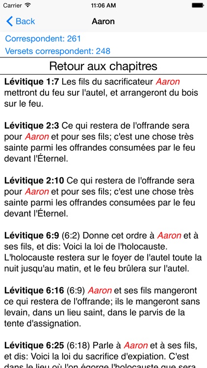 Concordance Biblique Français