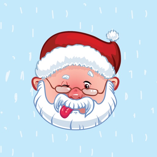 Christmas Santa Emoji Stickers