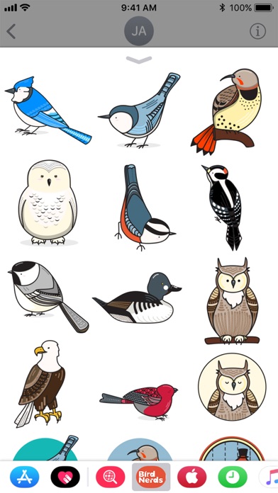 Bird Nerds Stickers screenshot 3