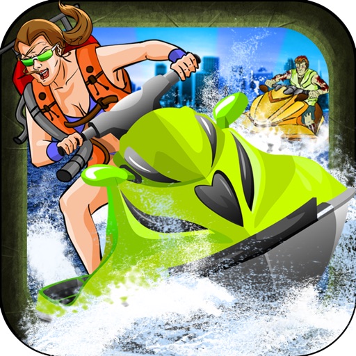 A Zombie Soaker Race War: Fun Jet Ski Bike's Run and Shoot Adventure Game! - Pro Edition Icon