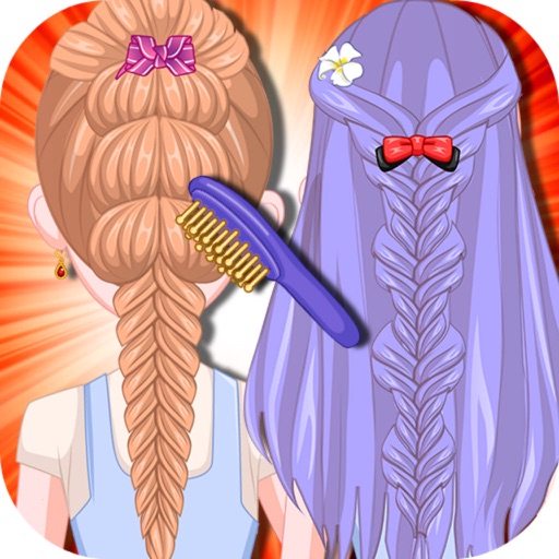 Make Fishtail Braids icon