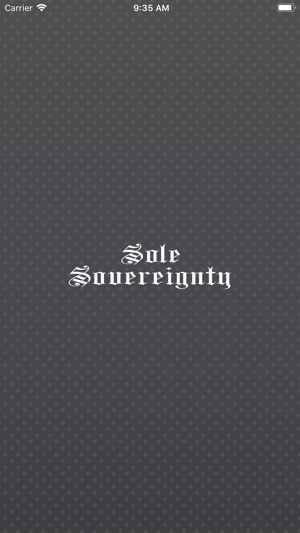 Sole Sovereignty