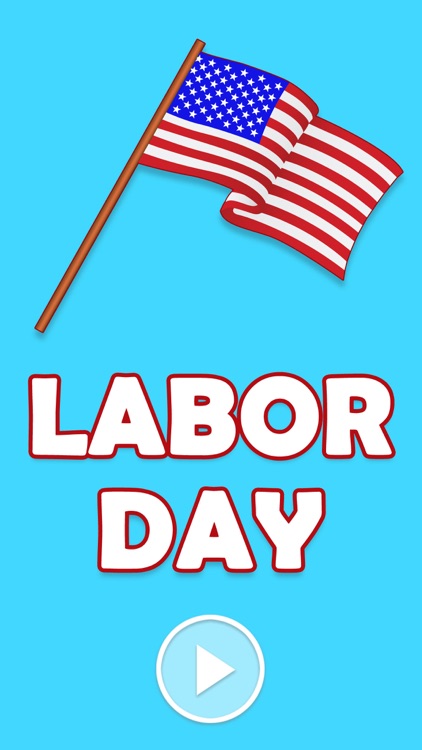 Animated Labor Day Stickers