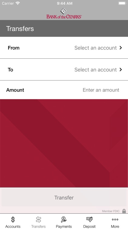 Bank of the Ozarks Mobile screenshot-4