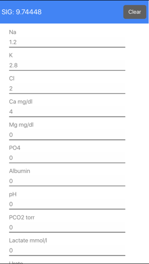 SIG Calculator