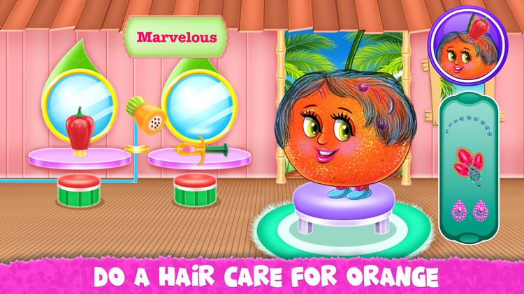 Funny Fruits Hair Salon screenshot-3