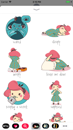 Pin Up Girl Stickers(圖3)-速報App