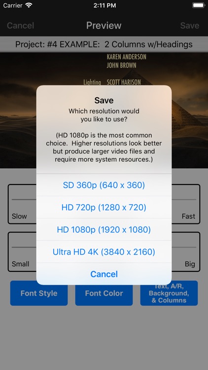 Scrolling Credits Pro screenshot-6