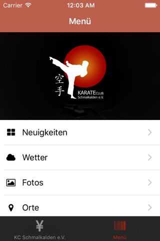 Karate Club Schmalkalden screenshot 2