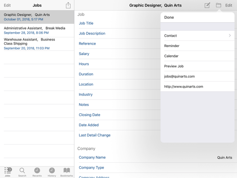 Job Details screenshot 4