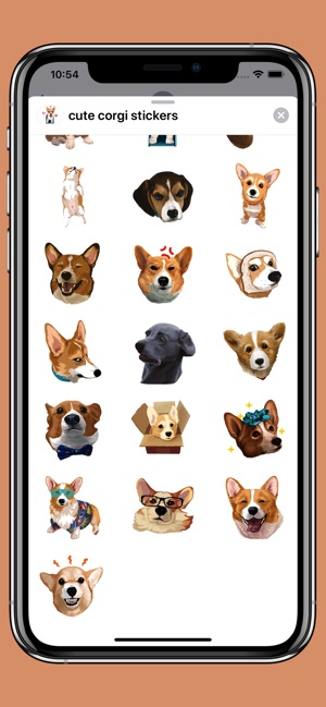 Corgi - cute dog stickers(圖2)-速報App