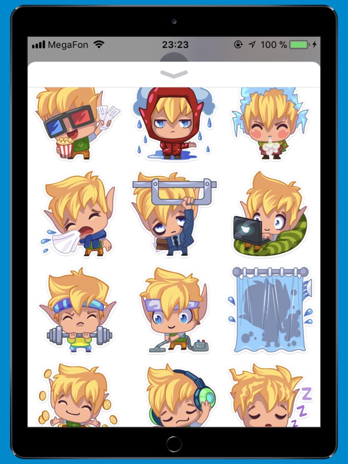 elfSTiK stickers for iMessage