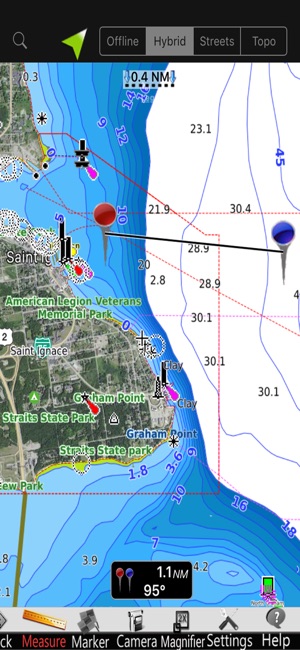 Michigan GPS Nautical Charts(圖4)-速報App