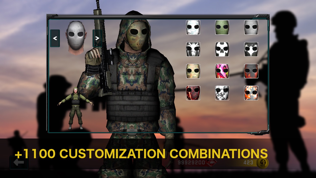 Natural Born Soldier Hack screenshot 3 - iOS game interface