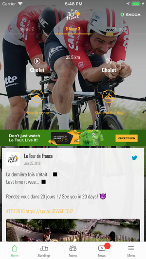 TDF 2018, presented by ŠKODA(圖3)-速報App