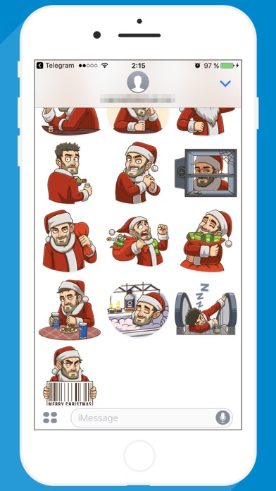 Nick Santa STiK Sticker Pack screenshot 2