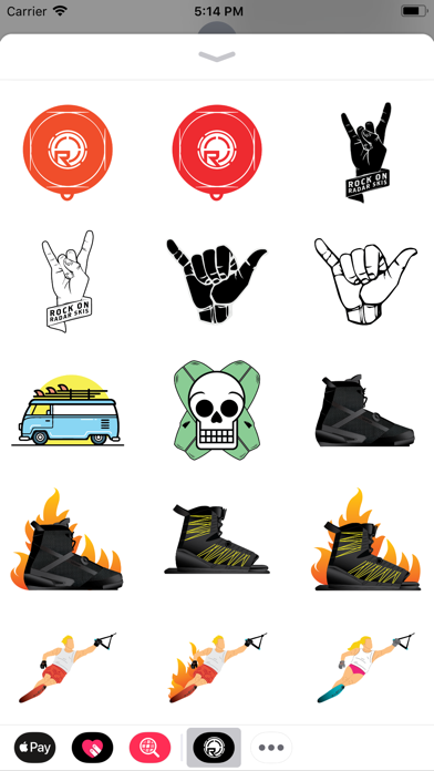 Radar Skis Sticker Pack screenshot 2