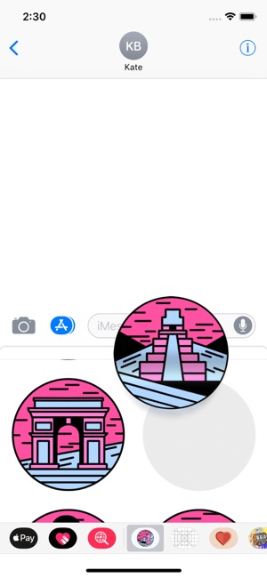 Pink Landscapes Stickers(圖4)-速報App