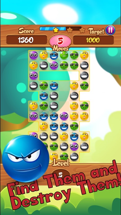 Bandit Emoticons- Emoji Blitz screenshot 3