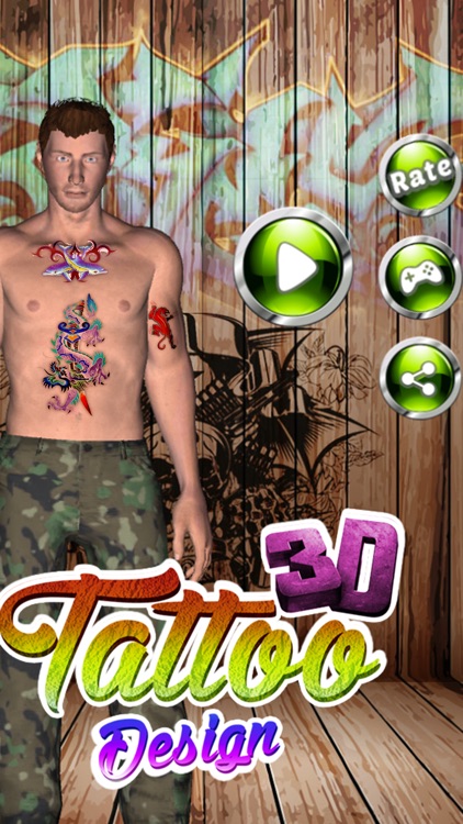 Tattoo Design Master 3D screenshot-3