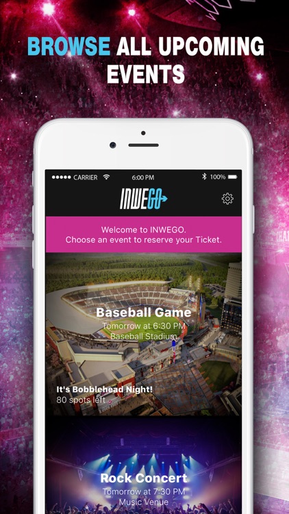INWEGO - Ticket Subscription screenshot-0