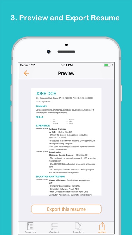 Resume CV Builder screenshot-3