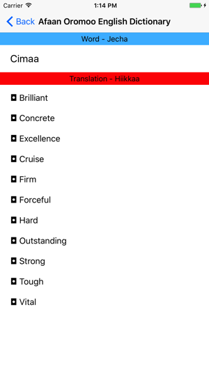 Galmee Jechootaa - Afaan Oromoo English Dictionary(圖4)-速報App