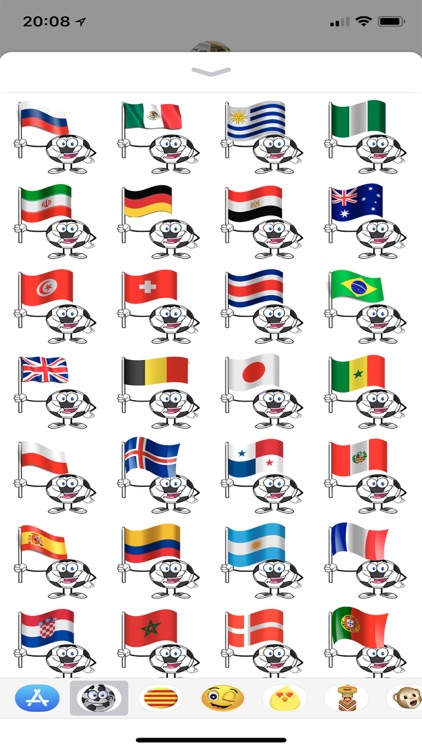 Russia 2018 Soccer Stickers