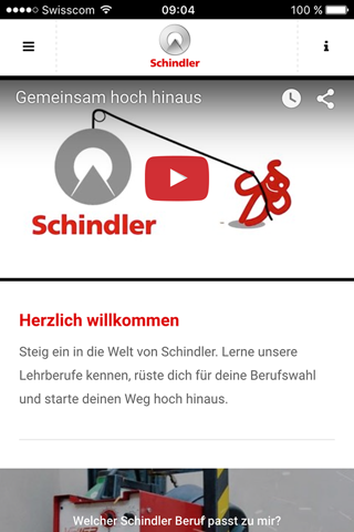 Schindler Berufsbildung screenshot 3