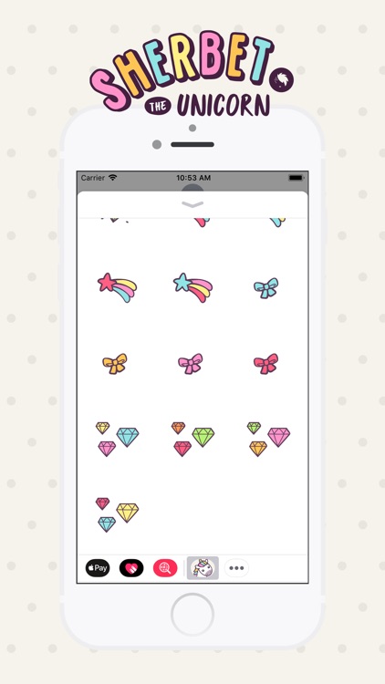 Sherbet the Unicorn Stickers screenshot-5