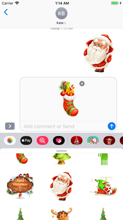 Ho Ho Ho Christmas Stickers IM