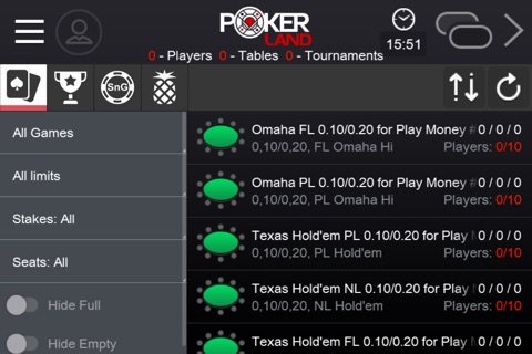 Pokerland screenshot 2