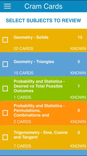 DAT Math Cram Cards(圖2)-速報App