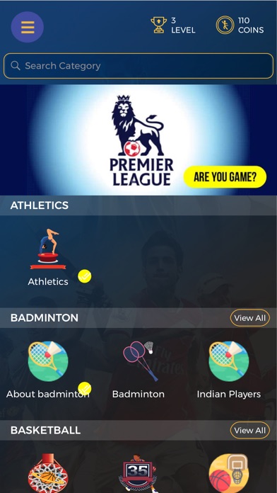 SportsQwizz: Online Quiz App screenshot 2