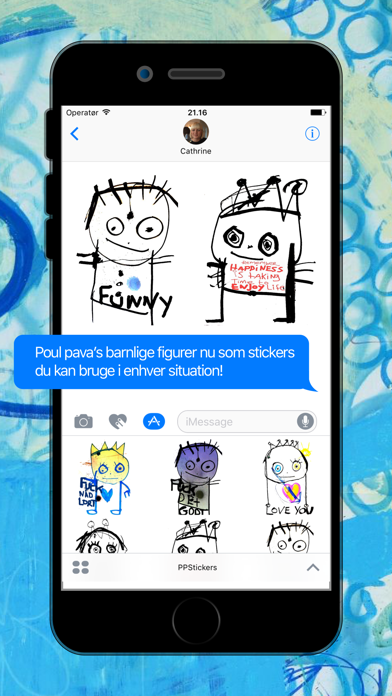 How to cancel & delete Poul Pava stickers from iphone & ipad 2